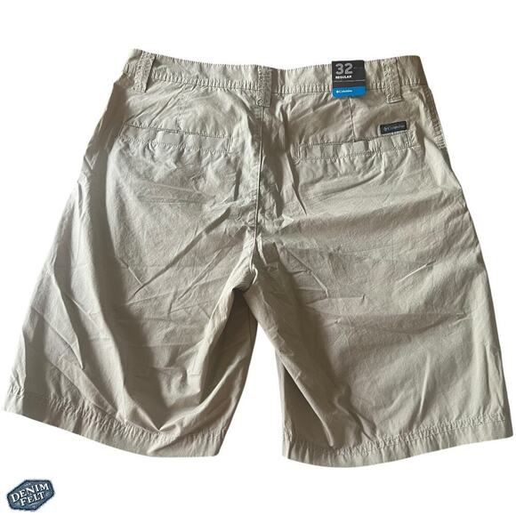 Columbia Mens Fossil (Tan) Washed Out Lightweight Summer Shorts | NEW/NWT!! - Picture 7 of 15